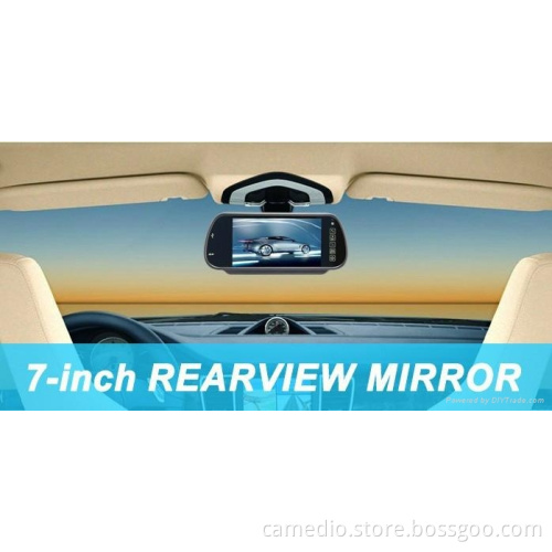 7"TFT LCD Car Rear View/ Rearview Mirror Monitor with USB/SD/MP5 M705c